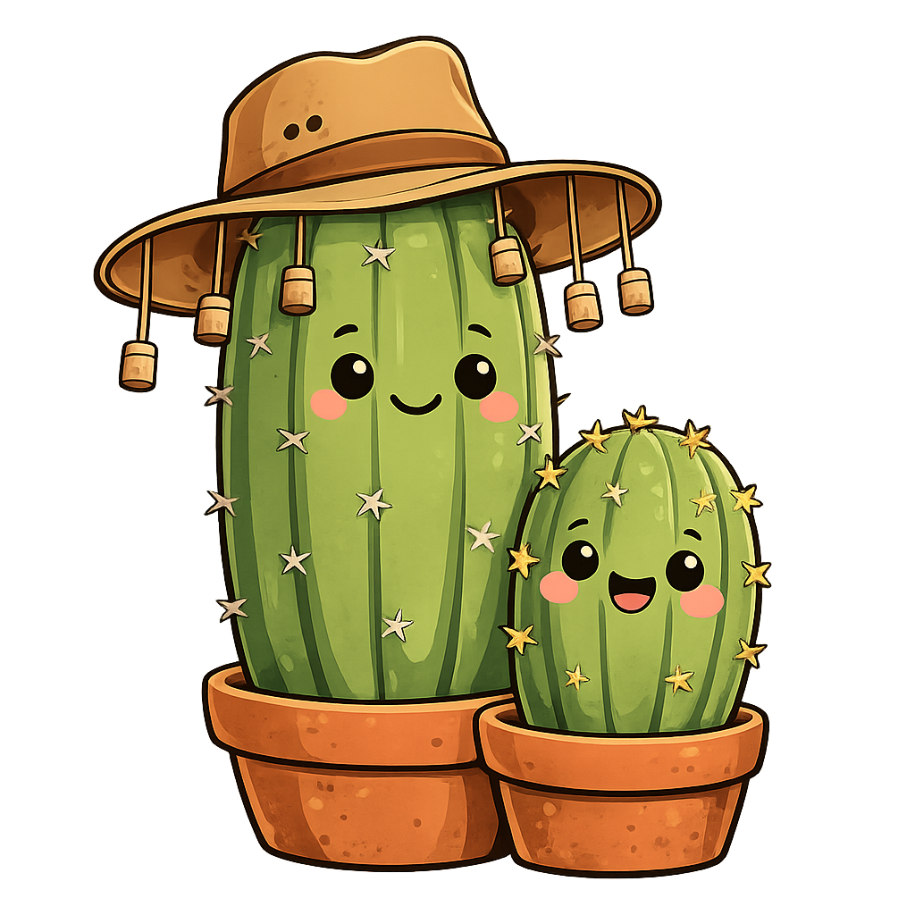 Archy & Dad Cactus Co. logo